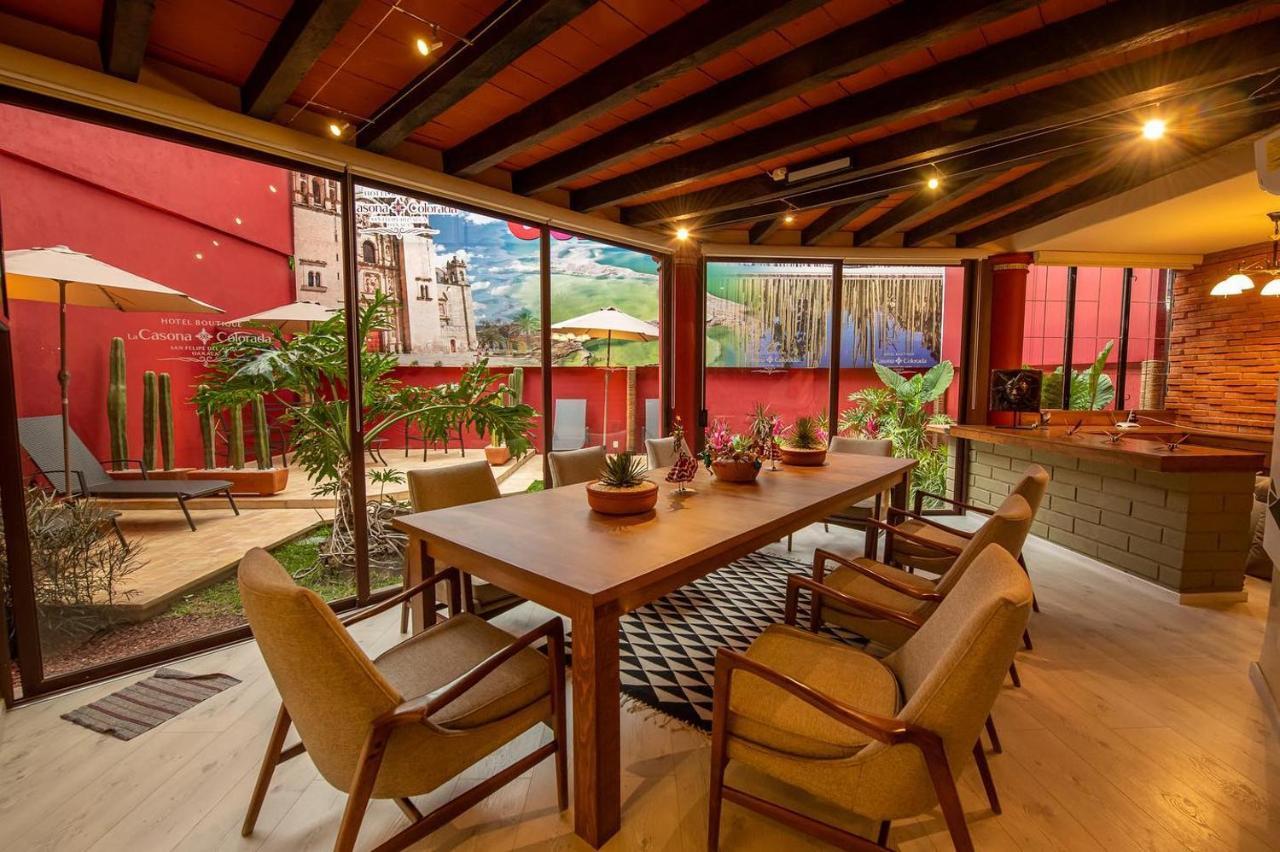 La Casona Colorada San Felipe Del Agua Hotel Oaxaca Bagian luar foto