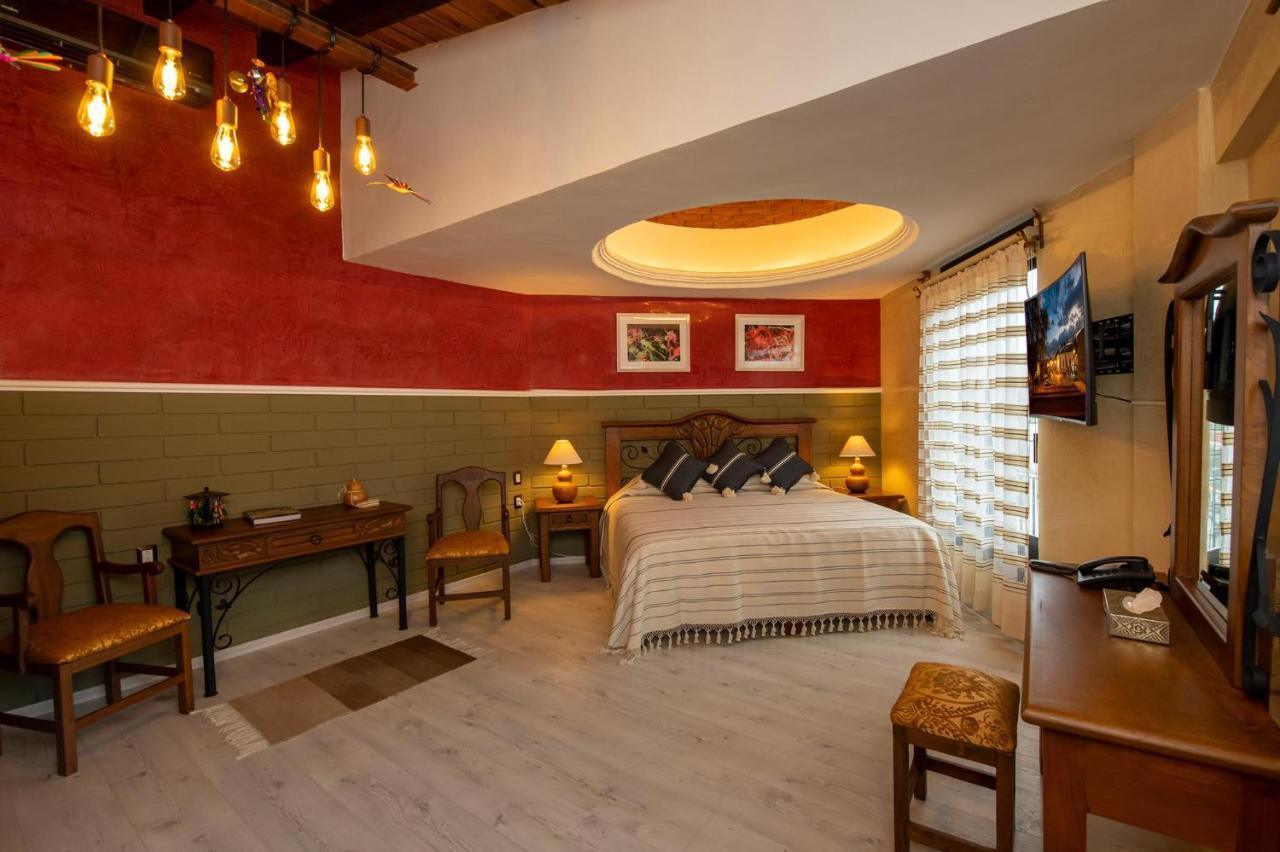 La Casona Colorada San Felipe Del Agua Hotel Oaxaca Bagian luar foto